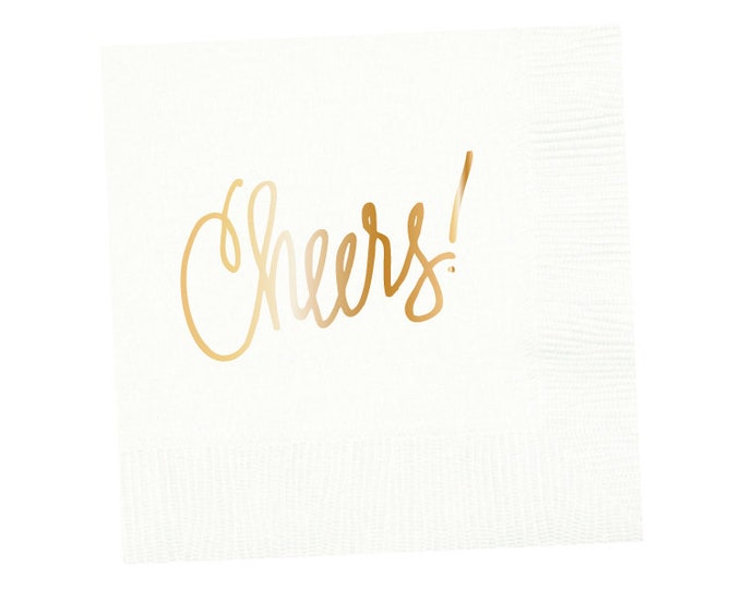 Napkins | Cheers - White (in stock)