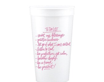 To Do List | Stadium Cups