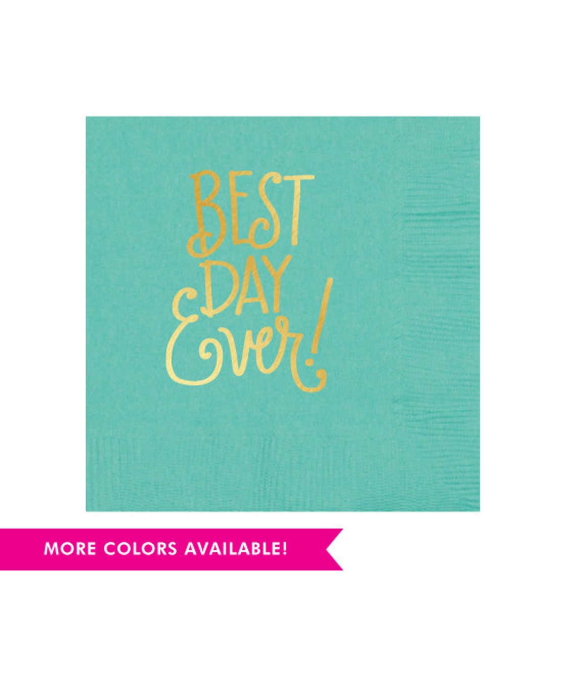 Best Day Ever Napkins qty 25 Etsy