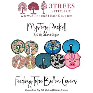 Pack of 50 - Mystery Tubie Pads – Random Assortment Based on Your Chosen Theme