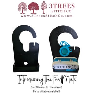 FeedMate Infinity Pump Hanger – Self-Standing or Hanging | Holds 500mL Bag | Over 20 Colors | Optional Name Personalization - FREE WRENCH!