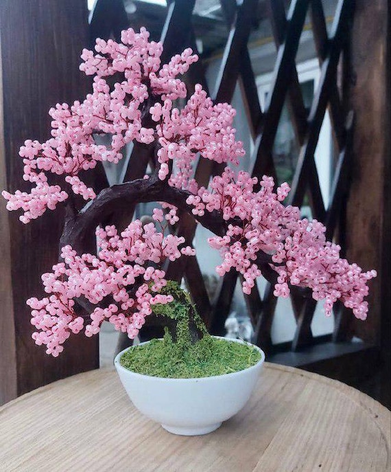 Perlen Kunstbaum rot Bonsai [Gre S], Herbst japanisch Bonsai, Feng Shui  Baum, Drahtskulptur, Holzpflanze, Bro Geschenk, Pflanzen Dekor - Etsy  Schweiz