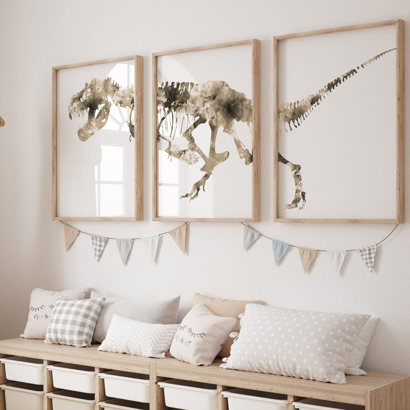 Dinosaur Wall Art - Etsy