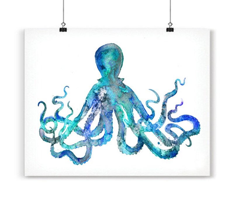 Nautical Nursery Decor Ocean Art Bathroom Art Sea Life Art Etsy