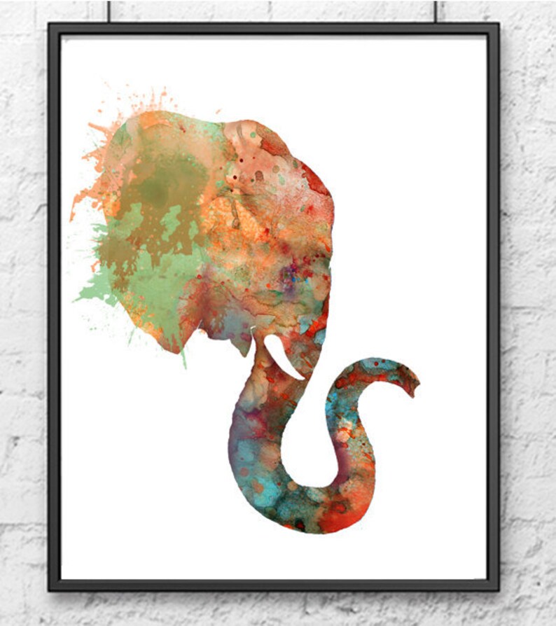Watercolor Art Print Animal Art Wall Prints Kids decor | Etsy