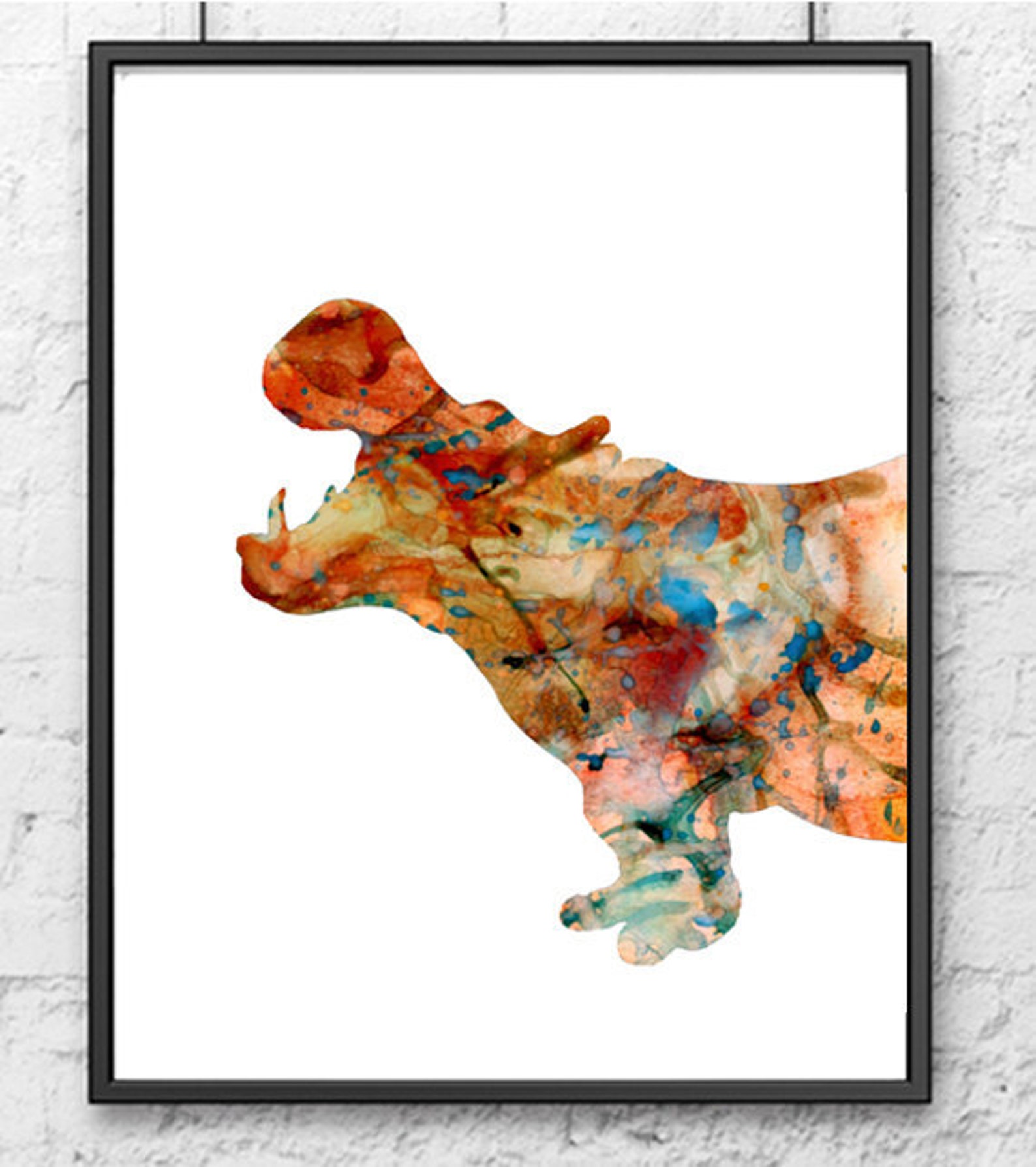Watercolor Art Print Animal Art Wall Prints Kids decor | Etsy