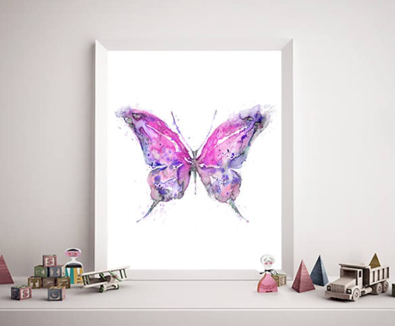 Pink Girl Nursery Decor Baby Girl Wall Art Girl Baby Shower Etsy