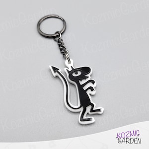 LUCI KEYCHAIN – Disenchantment inspired, Demon Pendant, Matt Groening Inspired Accessories