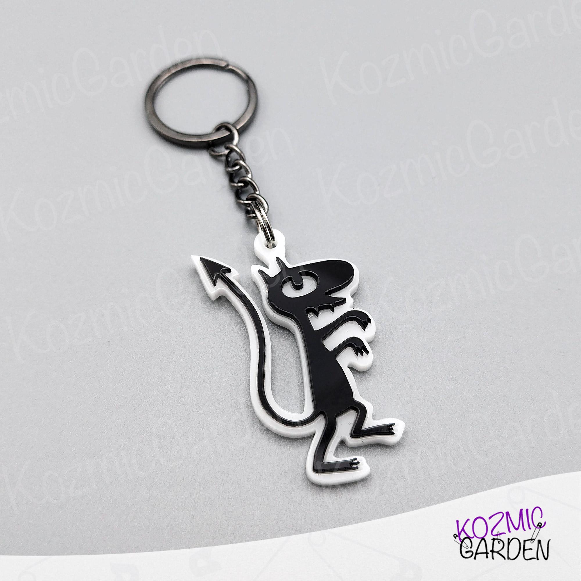 Demonc Key Chain LUCI KEYCHAIN – Disenchantment Inspired, Demon Pendant, Matt Groening ...