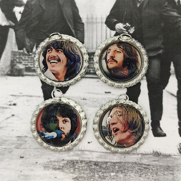 Beatles Tribut Let It Be Anhänger - John, Ringo, George, Paul