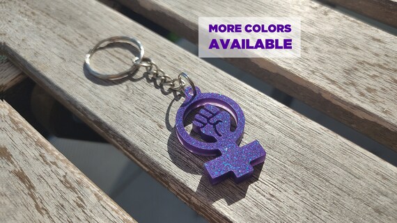 Girl power keychain sale