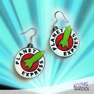 PLANET EXPRESS Earrings –  Futurama Inspired Earrings