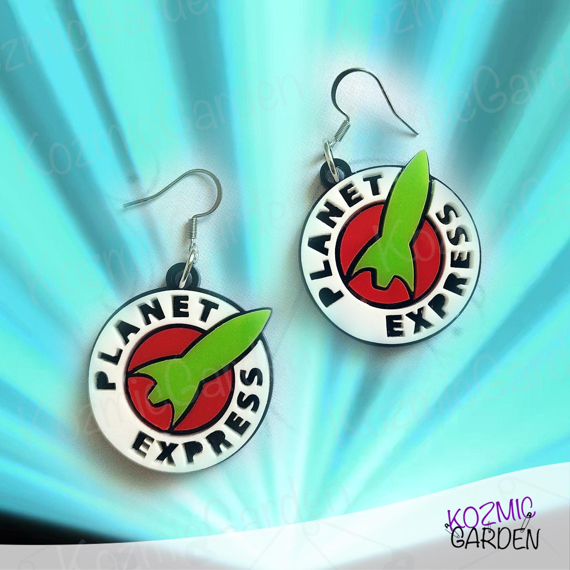 PLANET EXPRESS Earrings –  Futurama Inspired Earrings