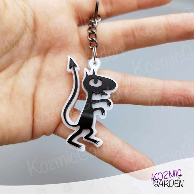 Demonc Key Chain LUCI KEYCHAIN – Disenchantment Inspired, Demon Pendant, Matt Groening ...