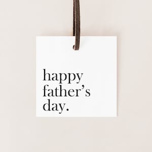 Minimalist Printable 2&quot; Happy Father&#39;s Day Tag - Father&#39;s Day - Gift Tag - Dad - Packaging - Printable Cookie Tag