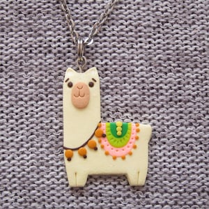 Llama Necklace, Llama Pendant, Llama Jewelry, Llama birthday, Llama Party, Llama Gift, Llama Accessories, Llama Alpaca Llama Charm Cute Gift