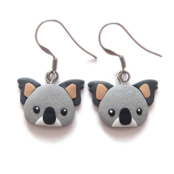 koala earrings