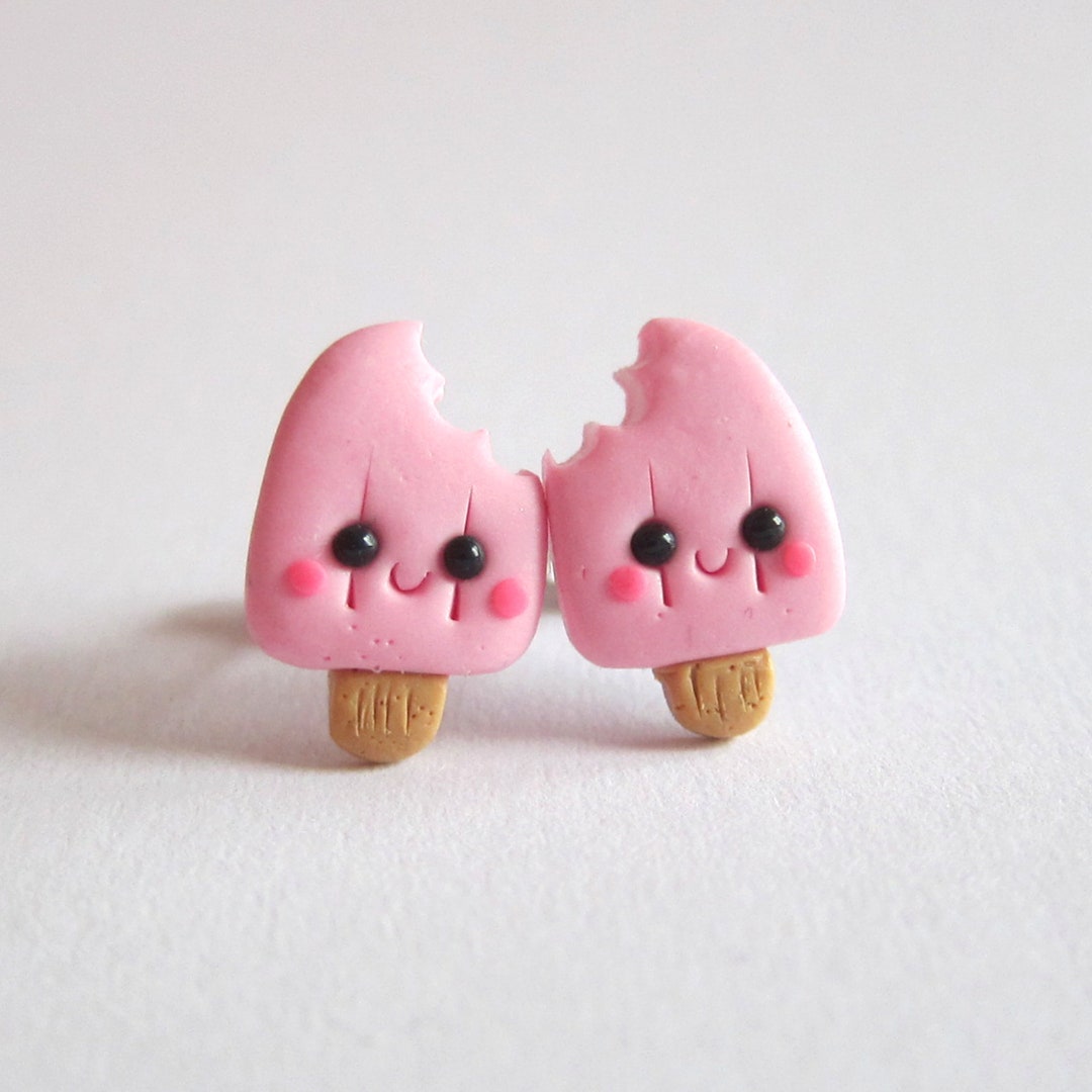Pink Ice Cream Earrings for Girls, Ice Cream Jewelry for Girls Gifts