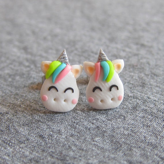 Sleeping Unicorn Gift Rainbow Unicorn Earrings Unicorn Jewelry