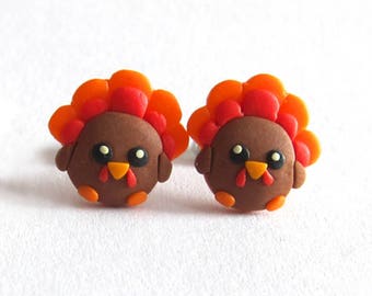 Turkey Earrings, Turkey Jewelry, Cute Turkey, Thanksgiving Outfit, Thanksgiving Gift, Thanksgiving Day Earrings For Girls Gifts Ideas