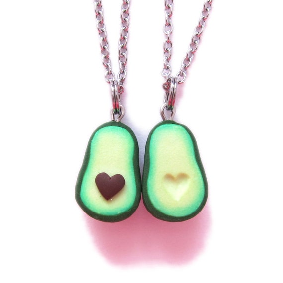 Buy Fruit Avocado Friendship Necklace BFF Gift Magnetic Matching Heart  Necklace for Women Best Friends Jewelry, Zinc, No Gemstone at Amazon.in