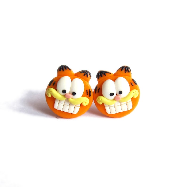 Garfield Easter Earrings
