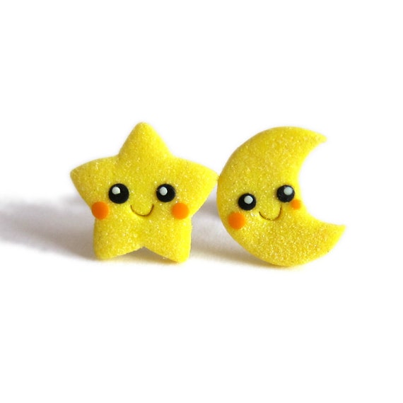 Clay on sale star earrings