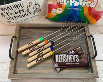 Personalized S'mores Sticks | S'mores Station | S'mores Kit