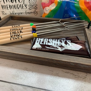 Personalized S'mores Sticks S'mores Station S'mores Kit image 3