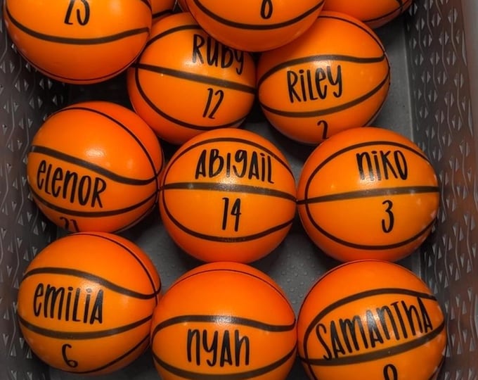 Personalized Mini Basketballs | Party Favors | Sports Gifts | Goodie ...