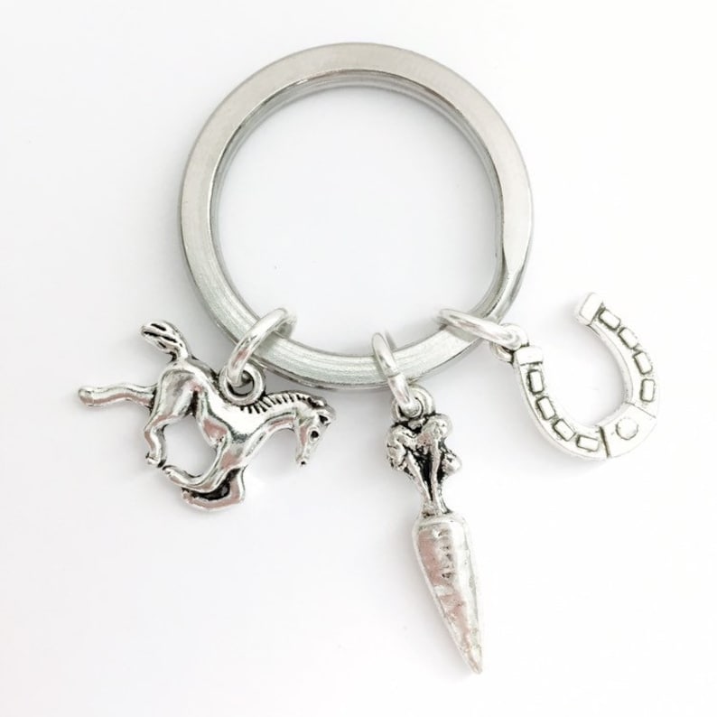 Pony /& Horse Lover Keyring Equestrian Rider Gift Dressage Showjumping Riding