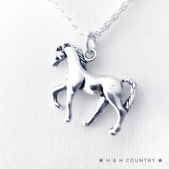 Silver Plated NECKLACE Someone Special HORSE Rider Riding Pony Love animal Gift