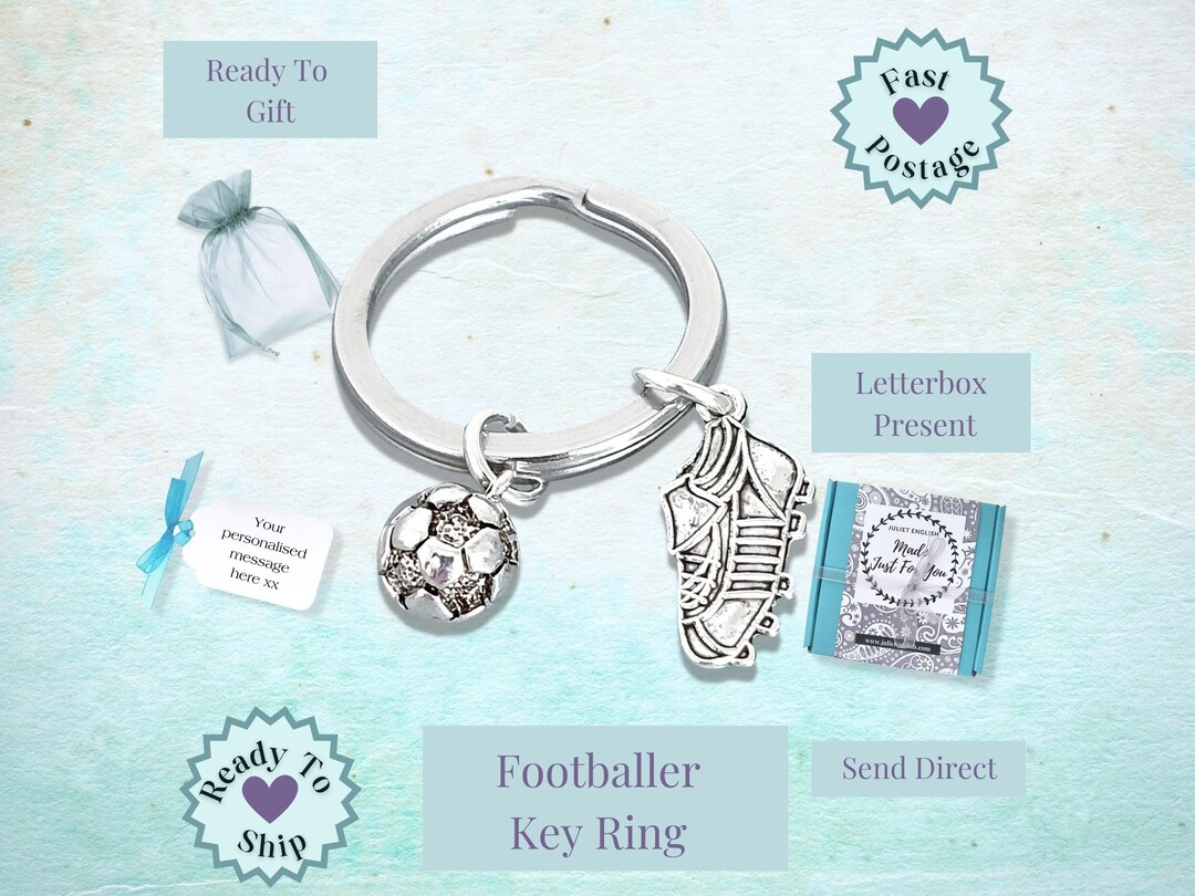 YaLiyA 5Pcs Porte-clés De Football Cadeaux De Football Porte-clés Coupe Du Monde De Football Cadeau Porte-clés En Silicone Pour Maillots De Football Porte-clés Pour Les Anniversaires D'enfants