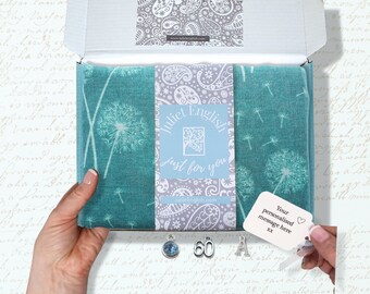 Ladies Scarf with Dandelion Print, Personalised Women's Gift, Last Minute  Letterbox Gift for 50th 60th or 70th Birthday, Present for Friend