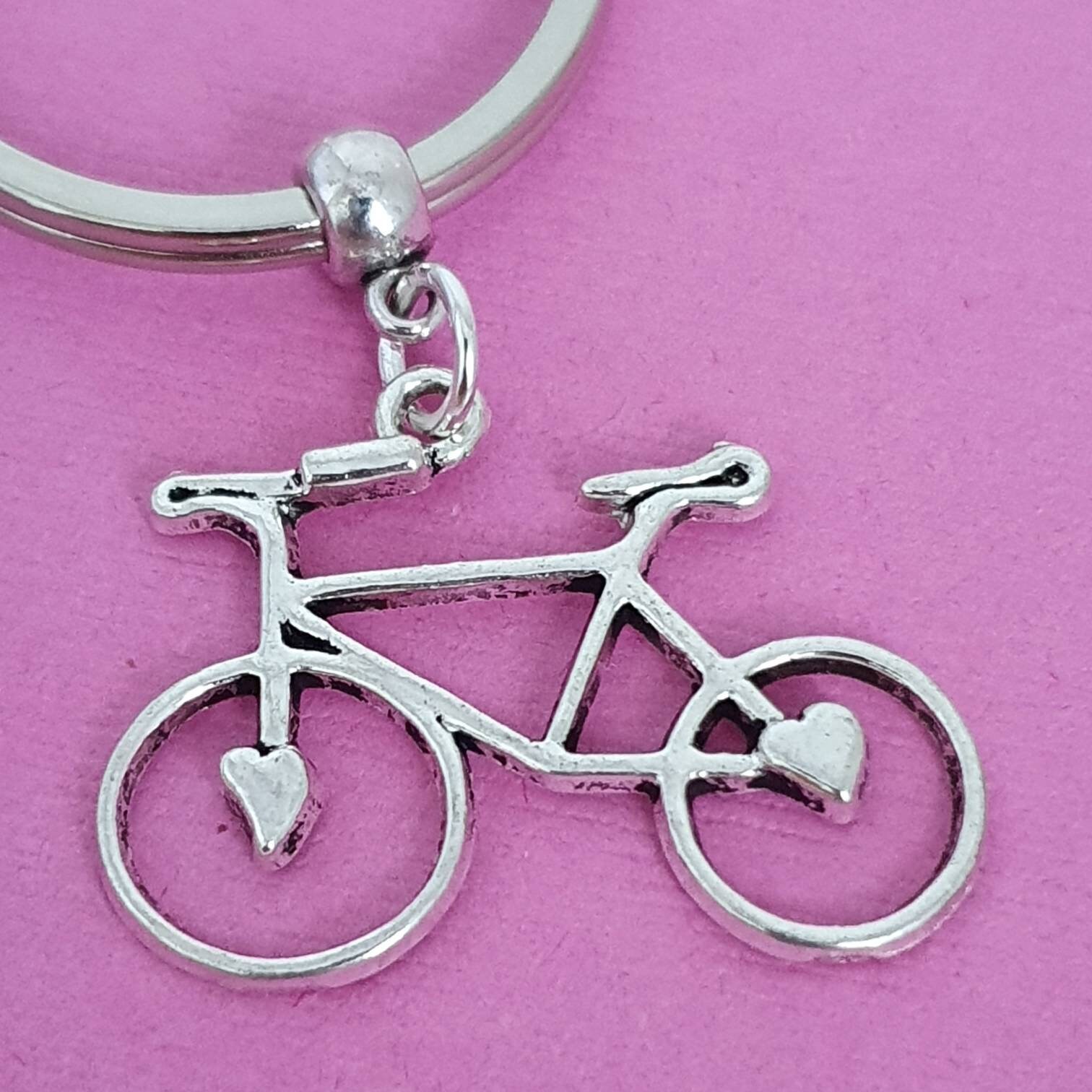 Bicycle Key Ring Cycling Lover Bag charm Ladies Keychain Etsy.de