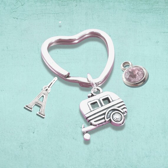 Caravan Key Ring Personalised Novelty Camper Owner Keychain Etsy