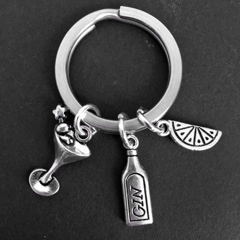 Gin and Tonic Lovers Keyring Letterbox Gift Cocktail Hen Etsy