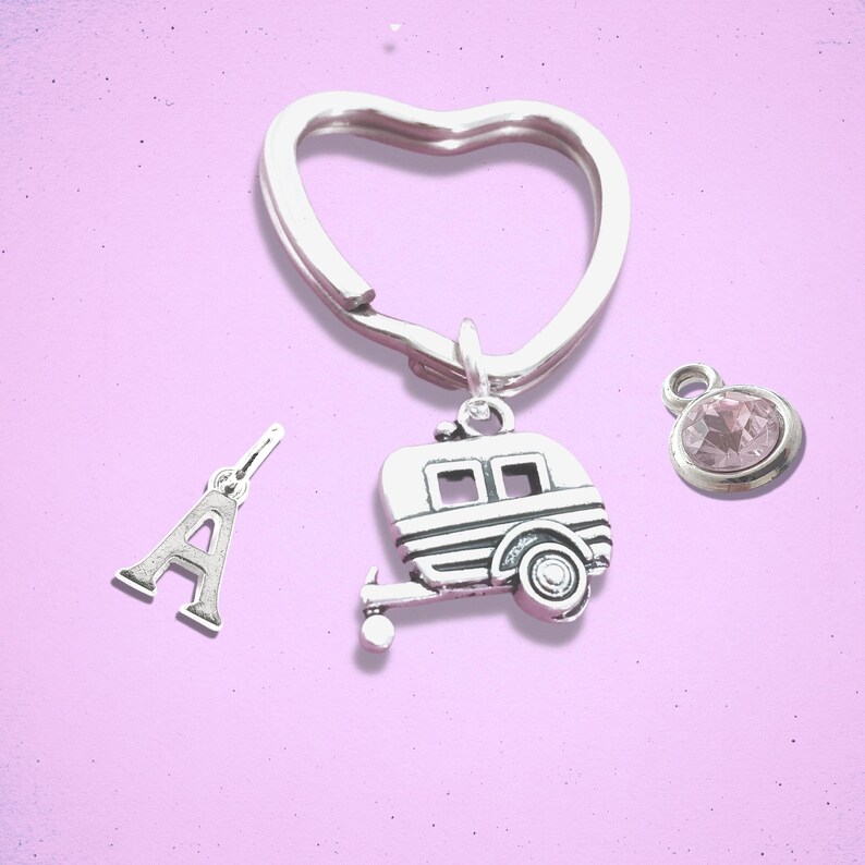 Caravan Key Ring Personalised Novelty Camper Owner Keychain Etsy