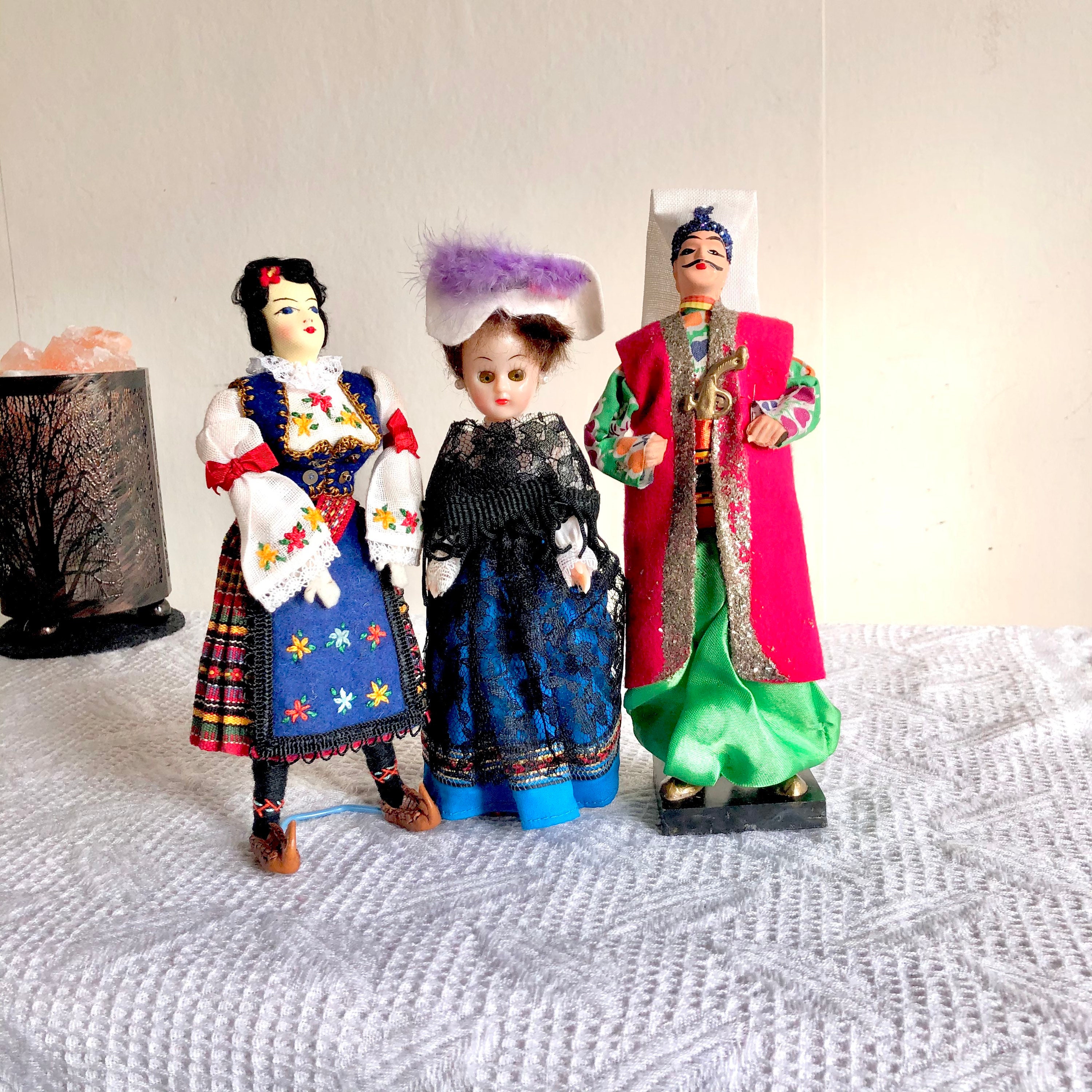 Vintage national costume dolls | Etsy