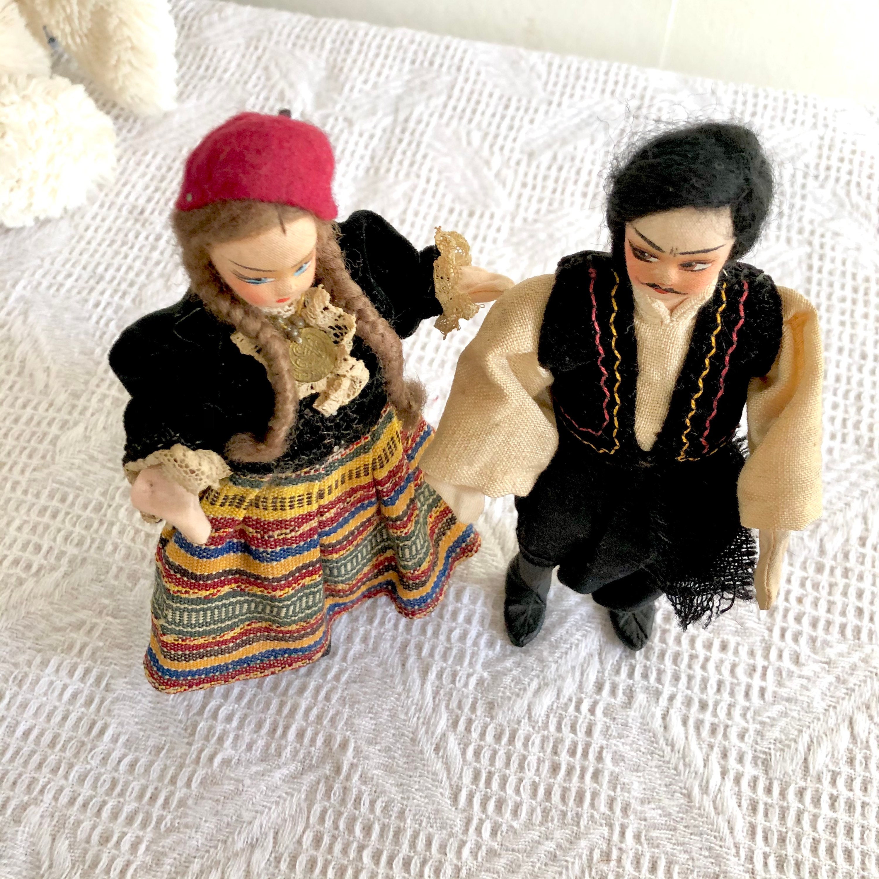 Vintage national costume dolls Etsy