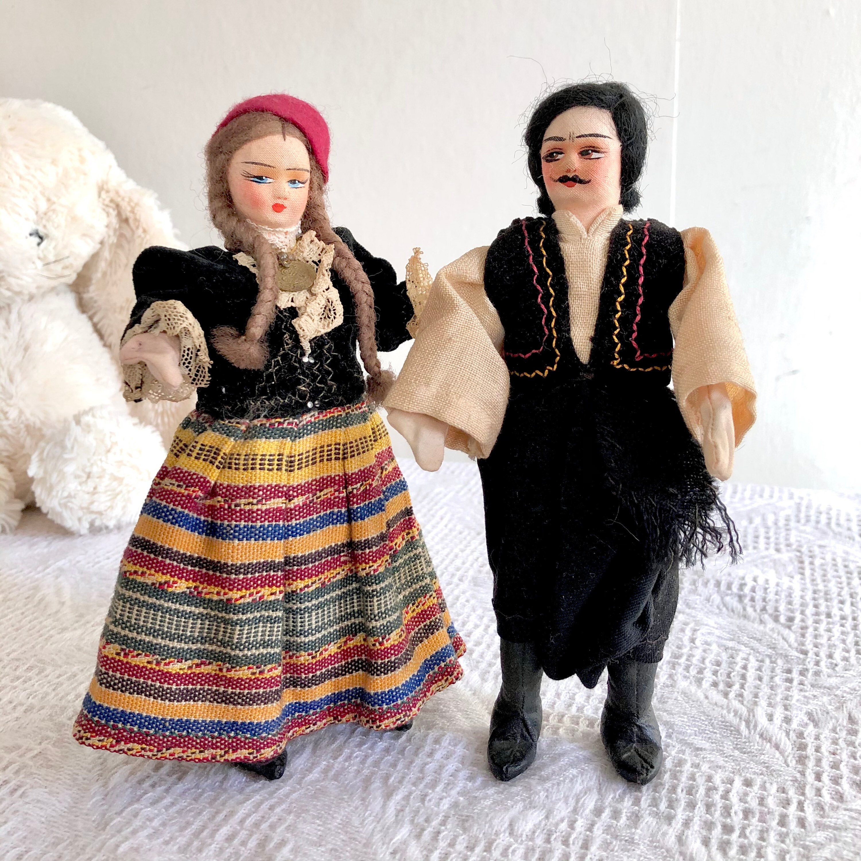 Vintage national costume dolls Etsy
