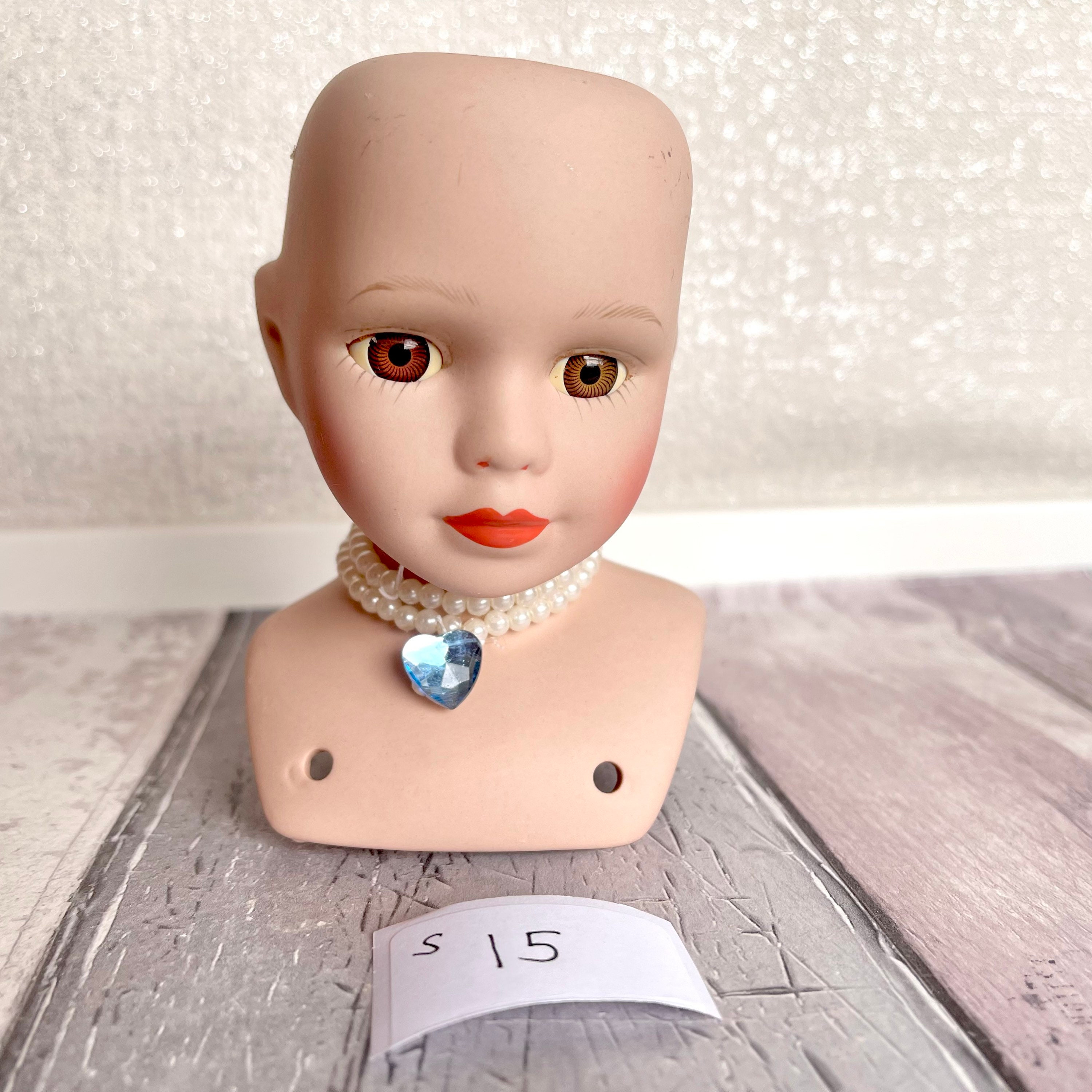 Porcelain doll heads. Craft planters Etsy