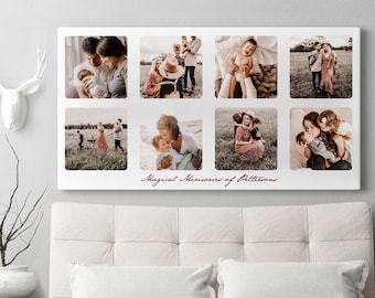 Pictures Family Photo Collage Personalized Large Collage Memories Collage Canvas Photo Your Picture To Canvas Gift