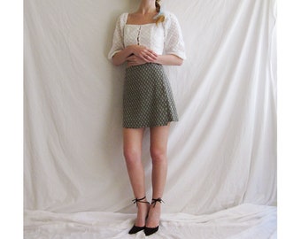 90s Olive Green Micro Mini L 30