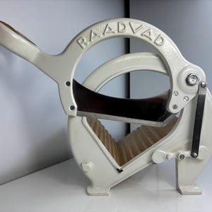 Radvaad White Bread slicer. Danish Bread Cutter. Vintage Scandinavian Mid Century Modern.