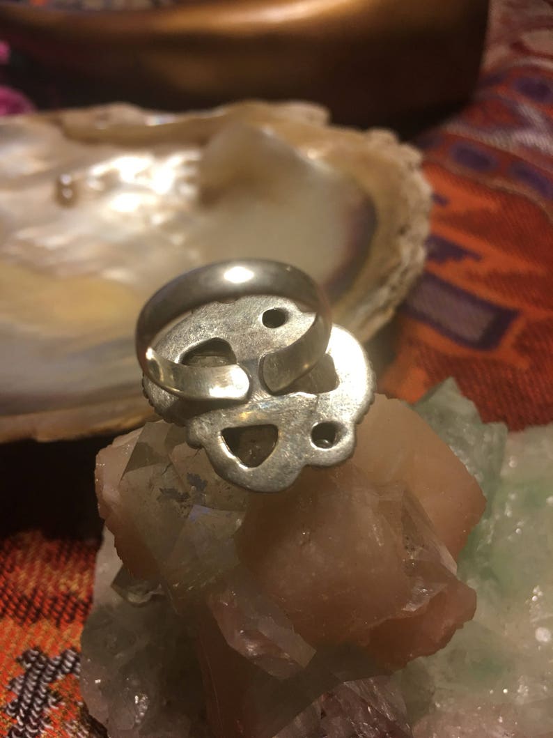 6 and Freshwater Pearl Handmade Boho 92.5 Silver Ring US Size Moonstone Amethyst Chrysoberyl