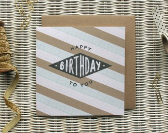 Happy Birthday To You Card