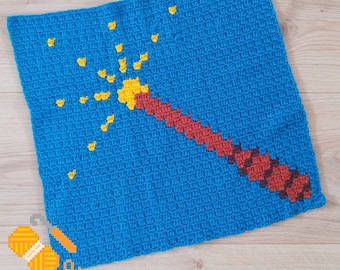 Crochet pattern - A Wizards Blanket - Magic Wand