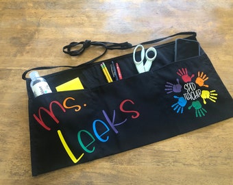 Download Teacher Apron Etsy