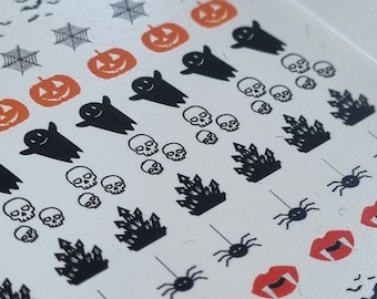 GK Nails | Halloween Nail Decals | Nail Art | Nail decals | Halloween | DIY Nail Art |Halloween Nails